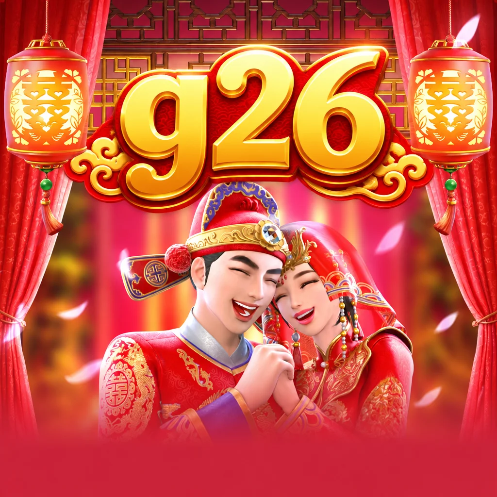 Visual pasangan pengantin bertema pernikahan tradisional Tionghoa pada game Double Fortune g26